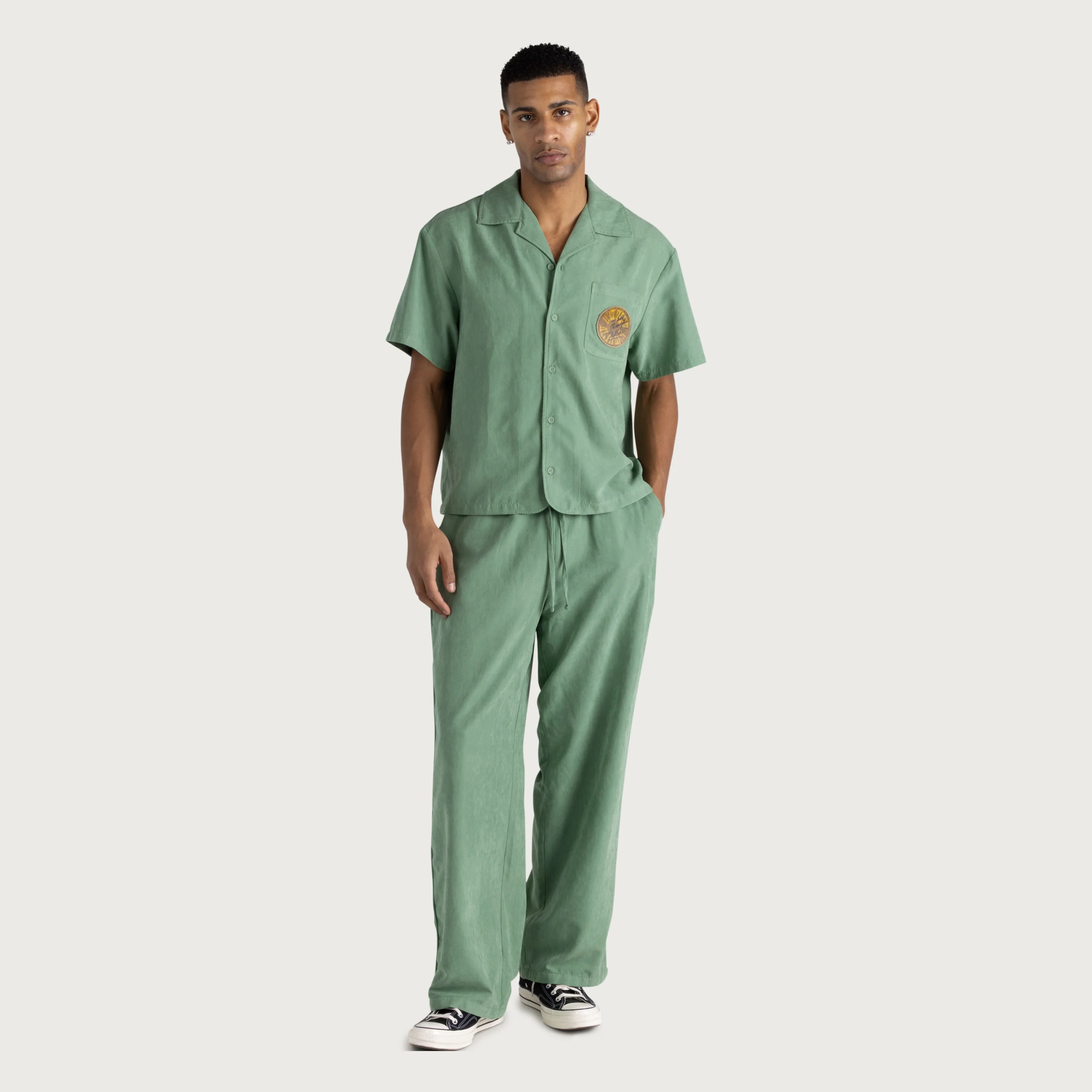 Brushed Poly Pant - Mint - Image 3