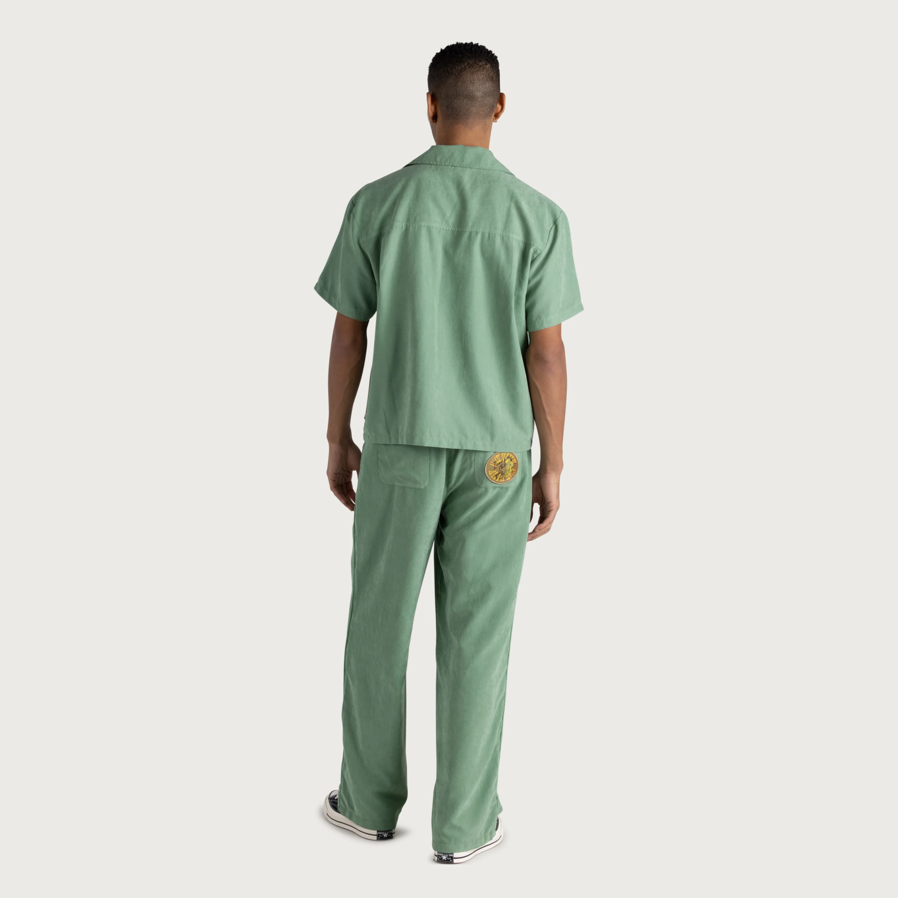 Brushed Poly Pant - Mint - Image 4