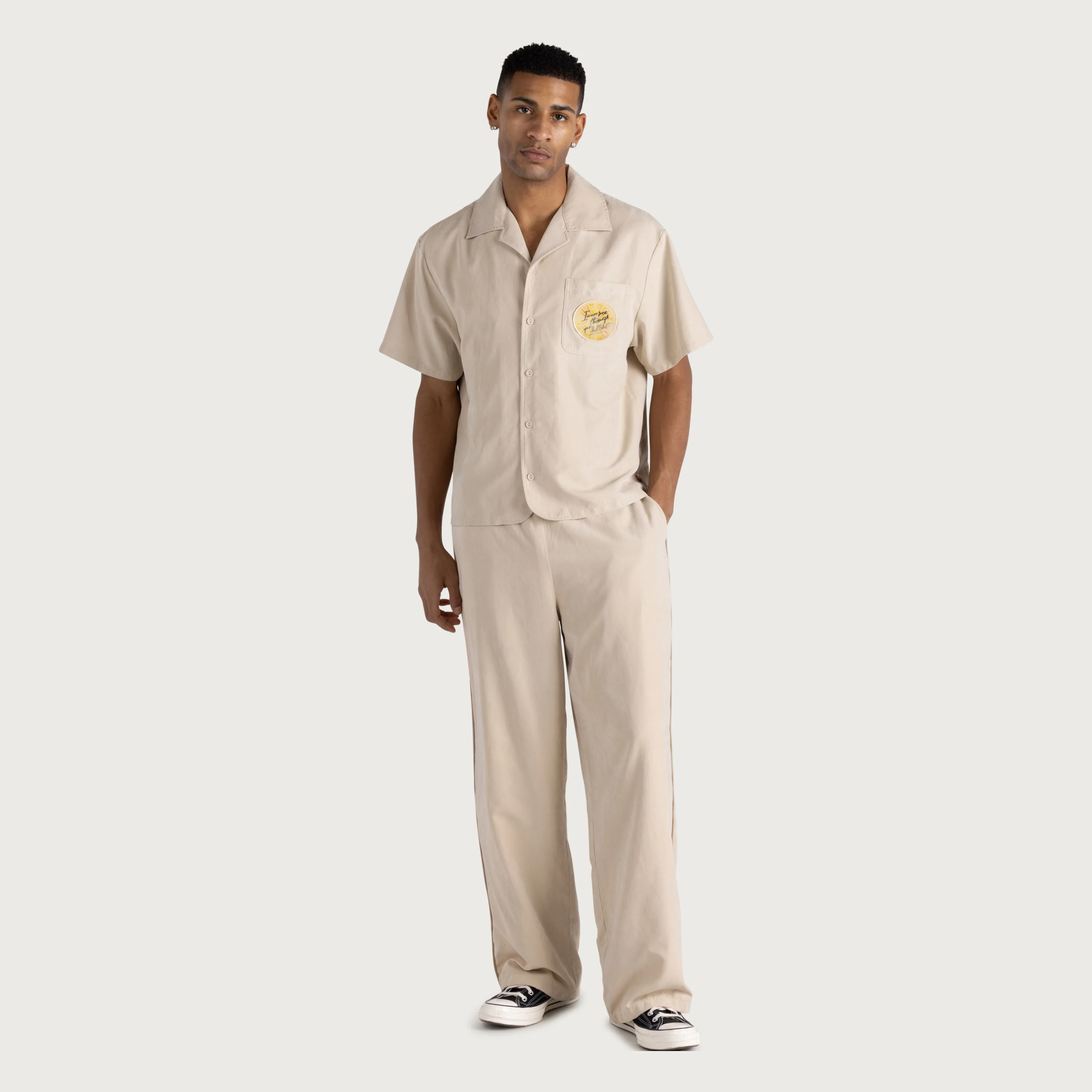 Brushed Poly Pant - Sand - Image 5