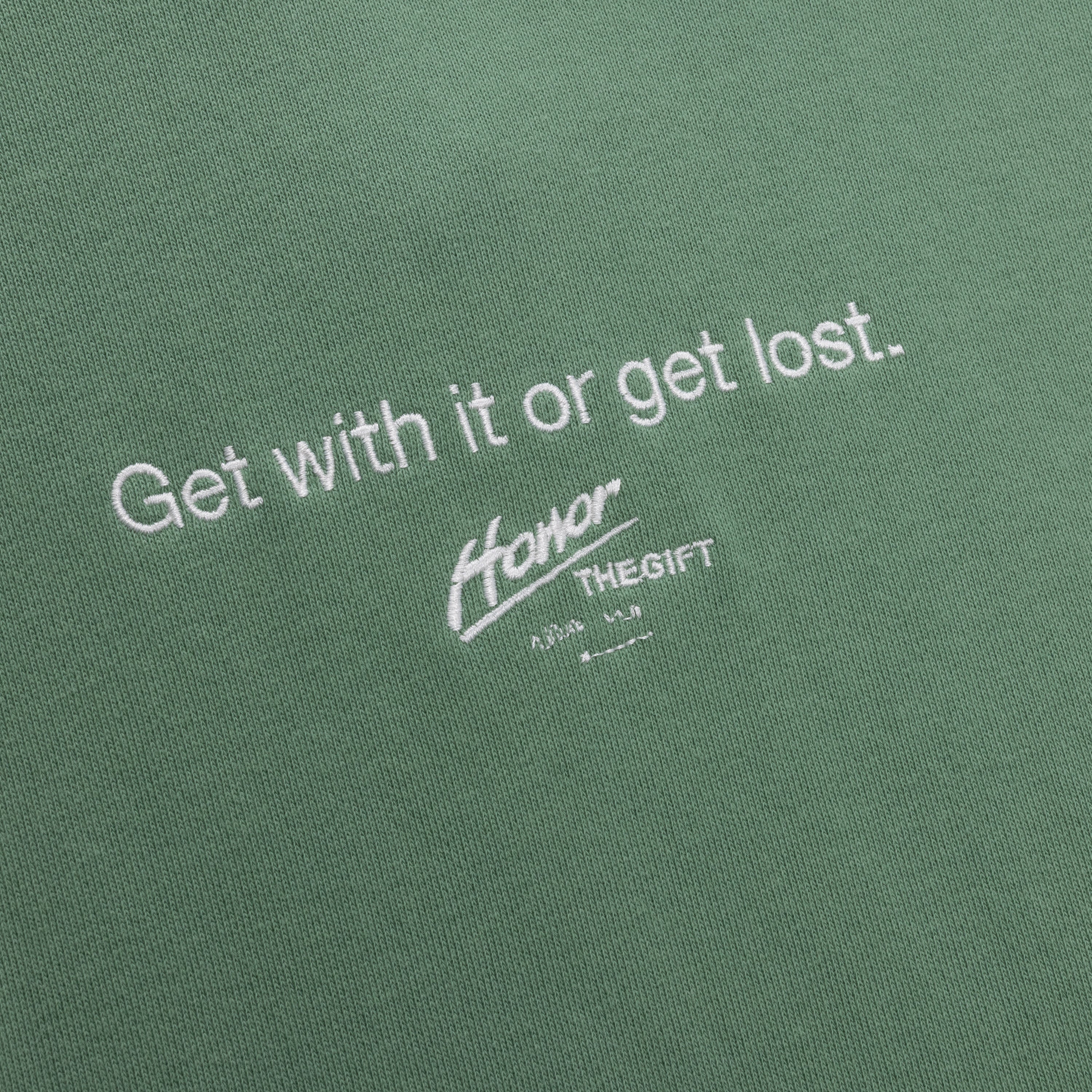 Get With It Or Get Lost Hoodie - Mint - Image 3