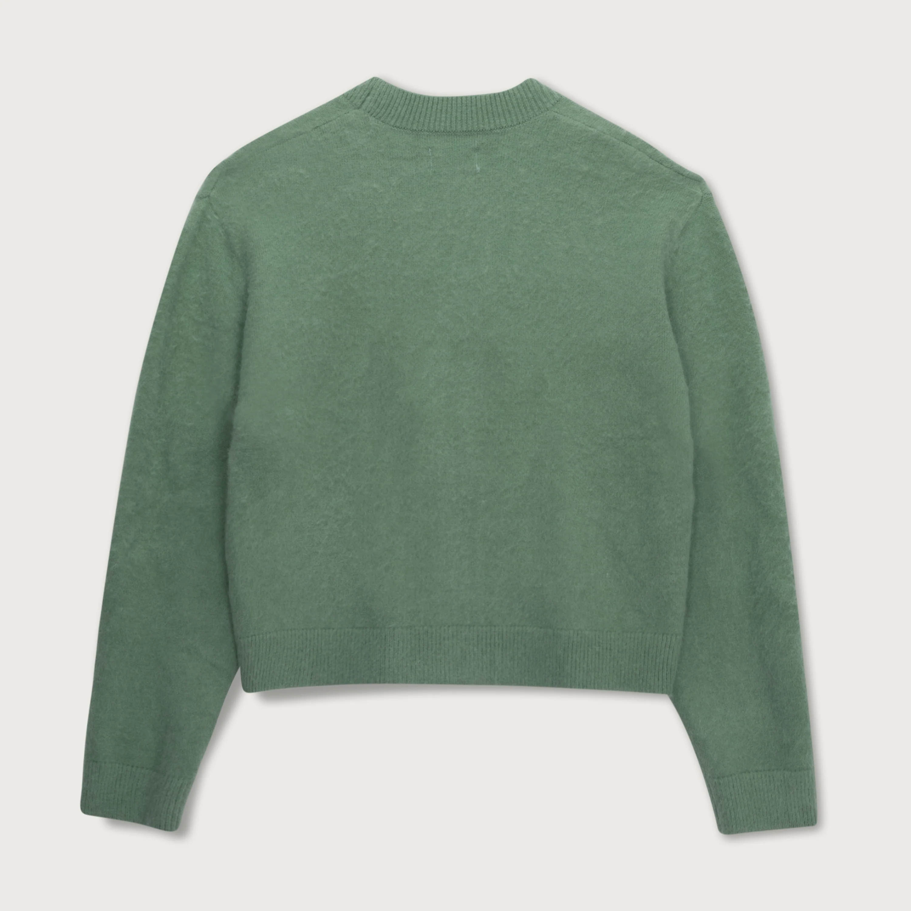 H Brushed Knit Cardigan - Mint - Image 5