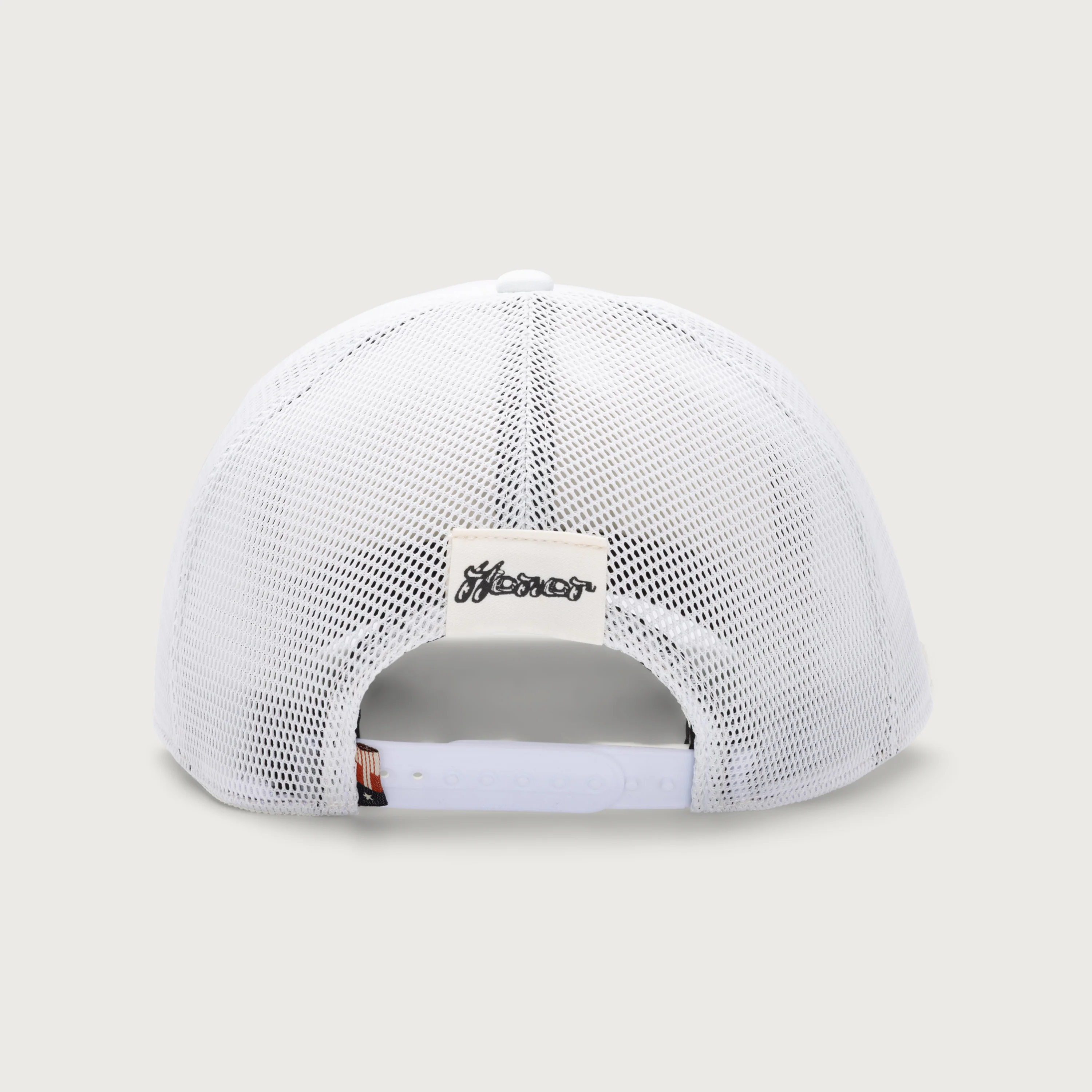 H Patch Trucker Cap - Bone - Image 3