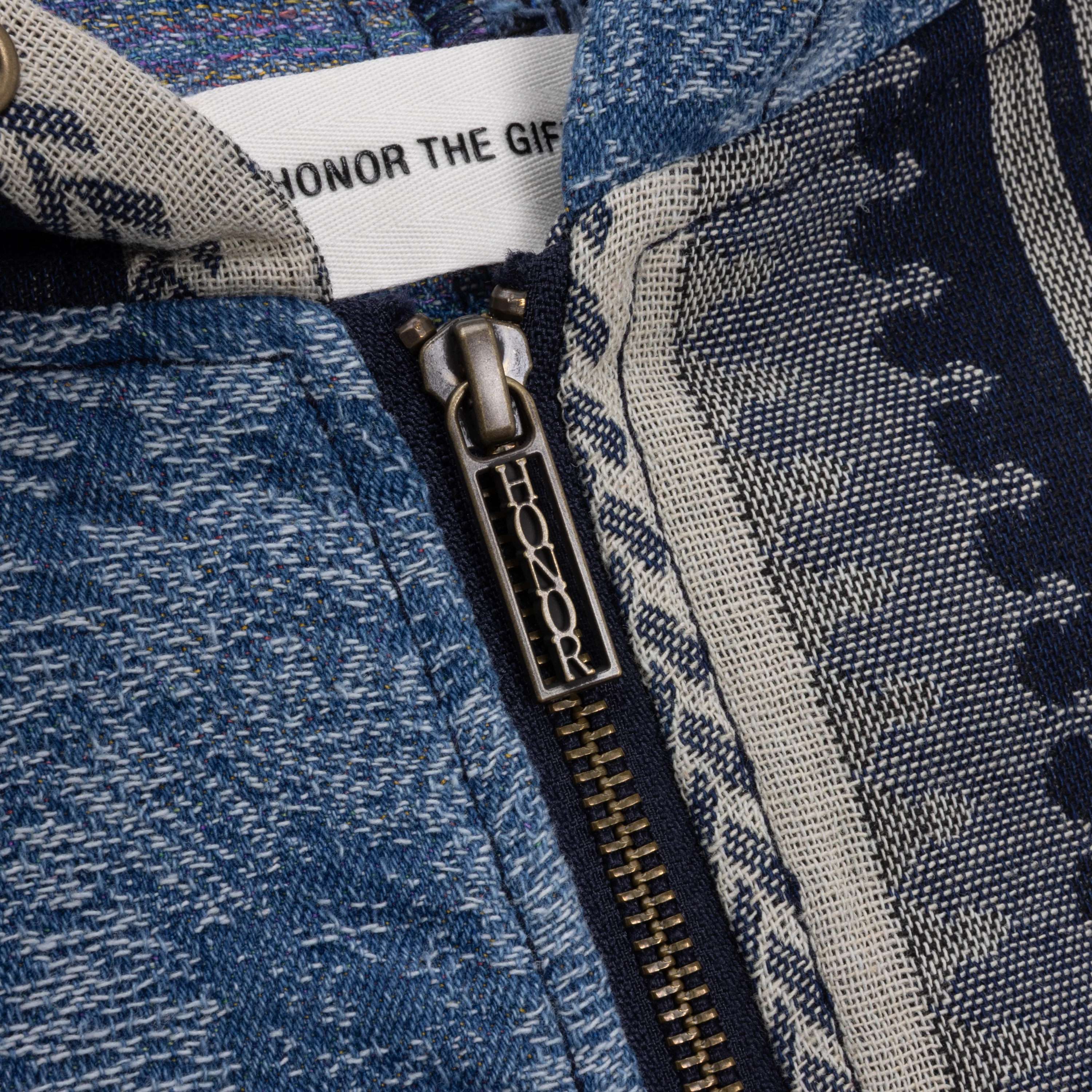 Indigo Tapestry Hoodie - Indigo - Image 3