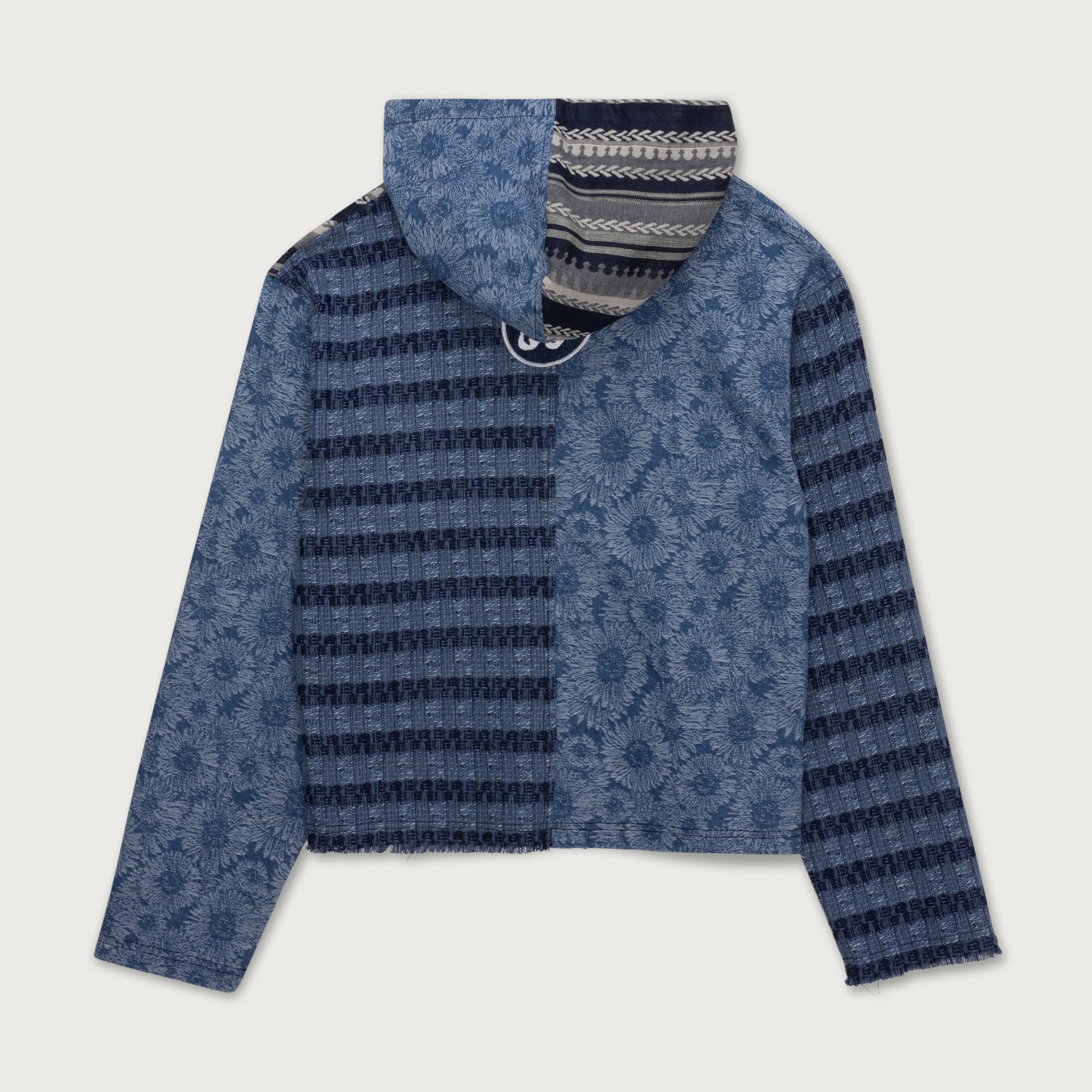 Indigo Tapestry Hoodie - Indigo - Image 8