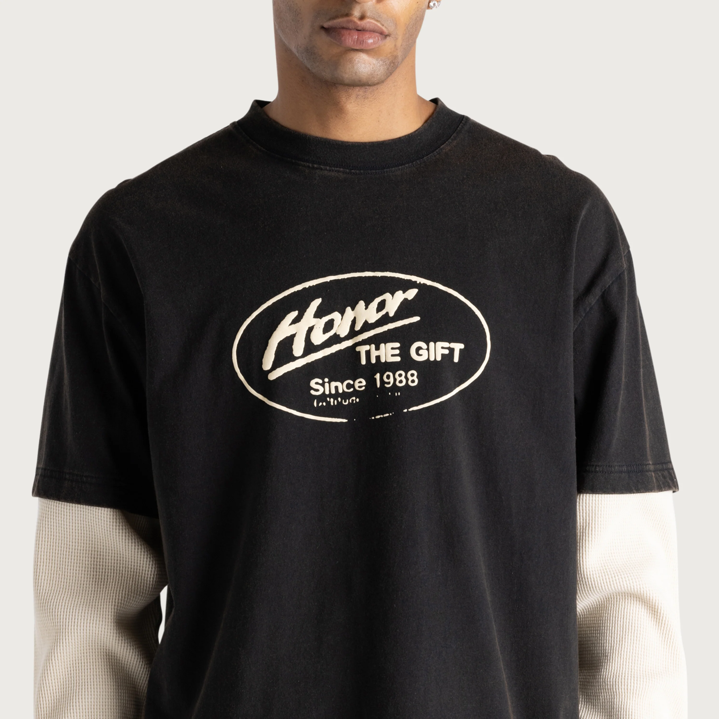 Just Be L/S Tee - Black - Image 4