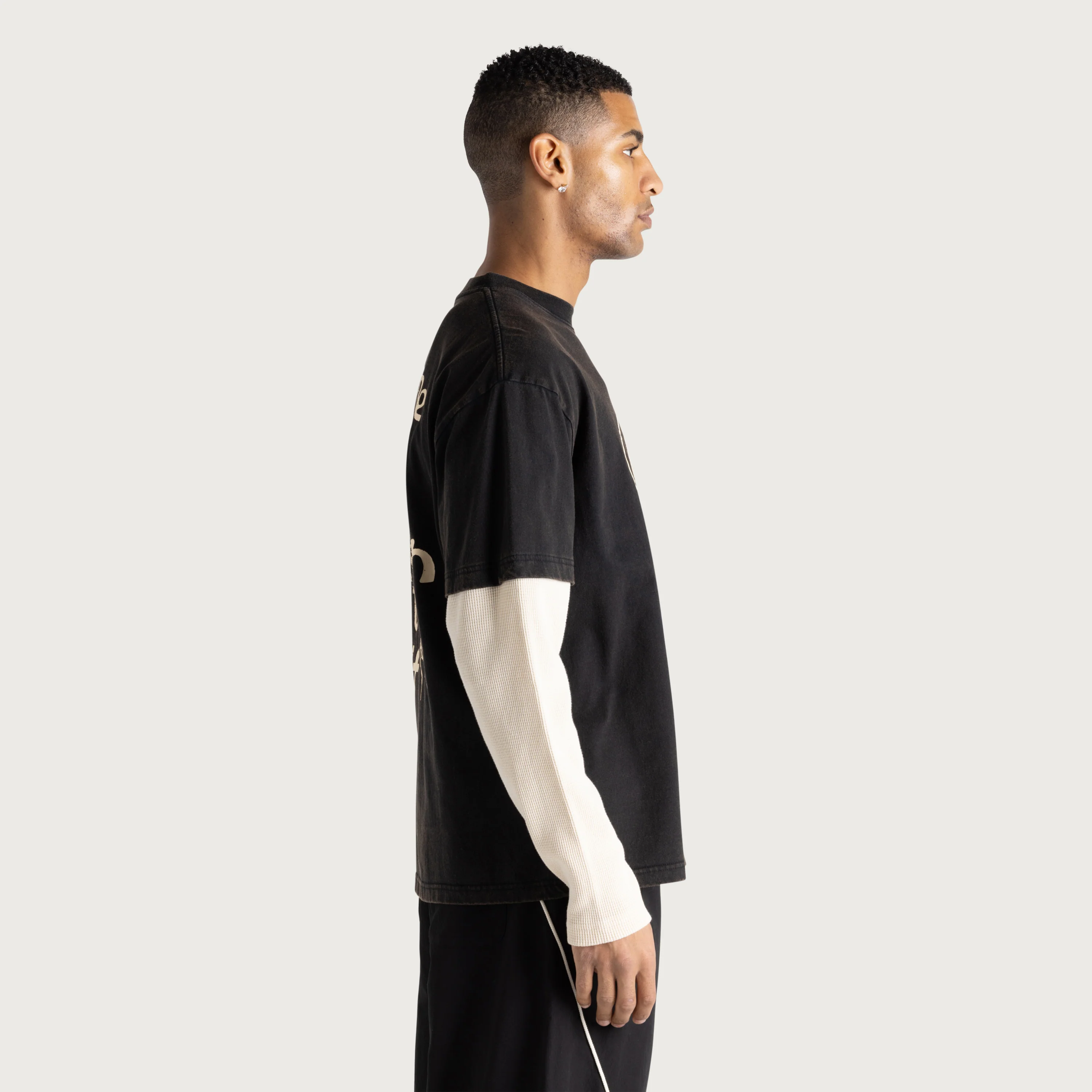 Just Be L/S Tee - Black - Image 5