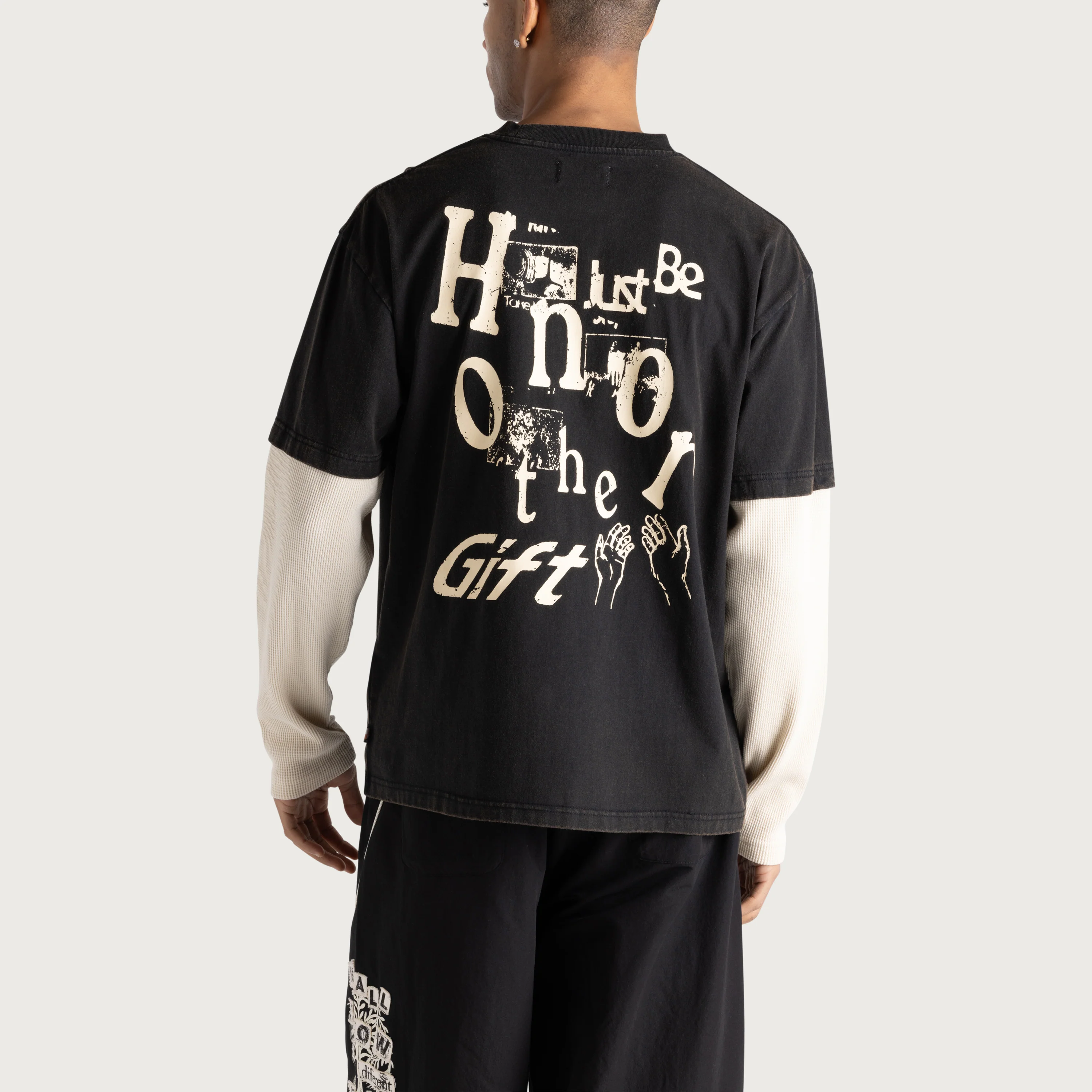 Just Be L/S Tee - Black - Image 9