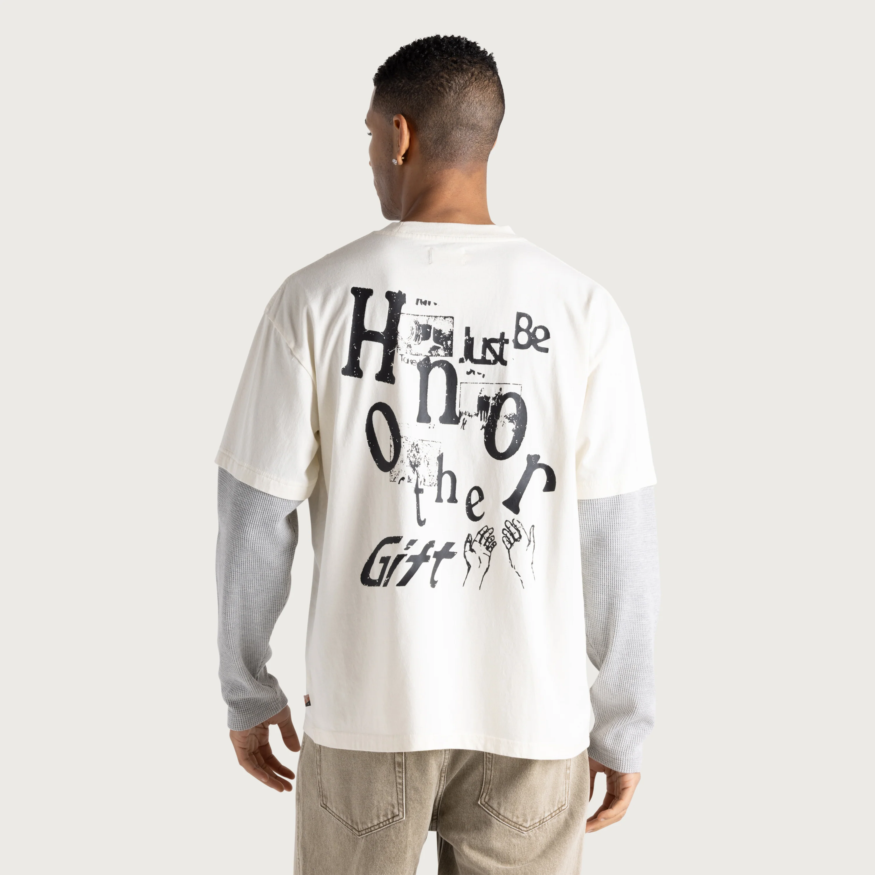 Just Be L/S Tee - White - Image 9