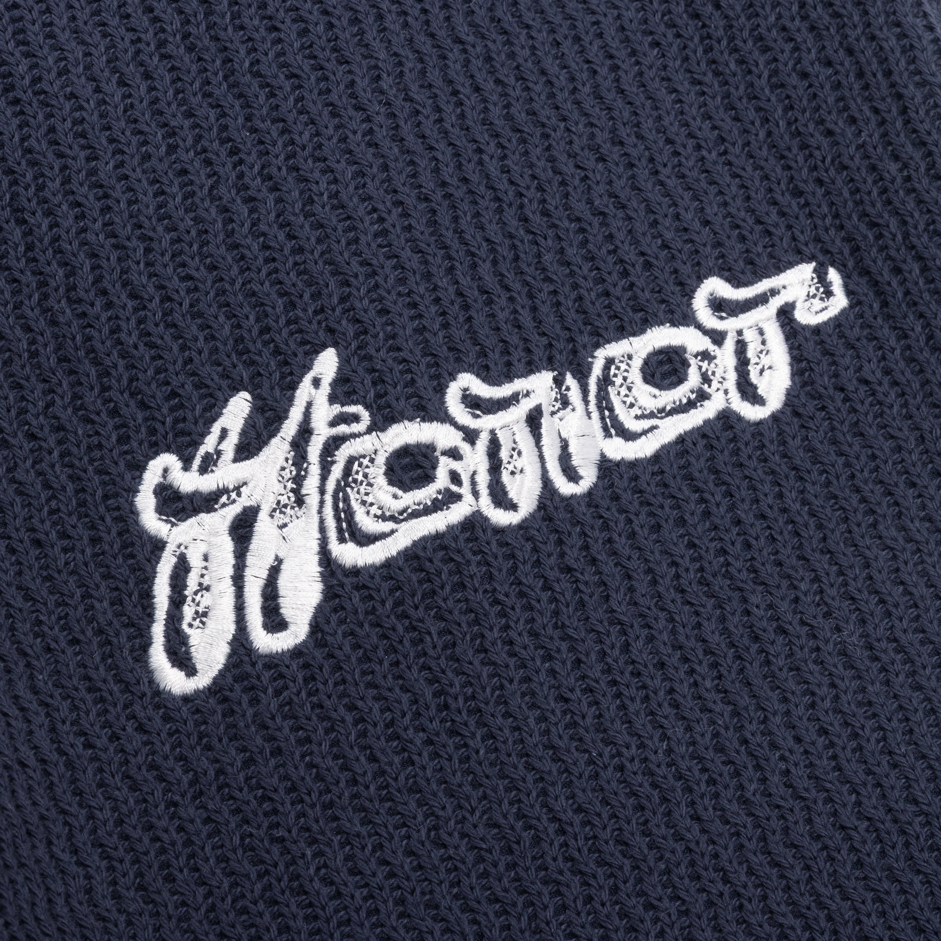 Wavy Knit Pant - Navy - Image 5