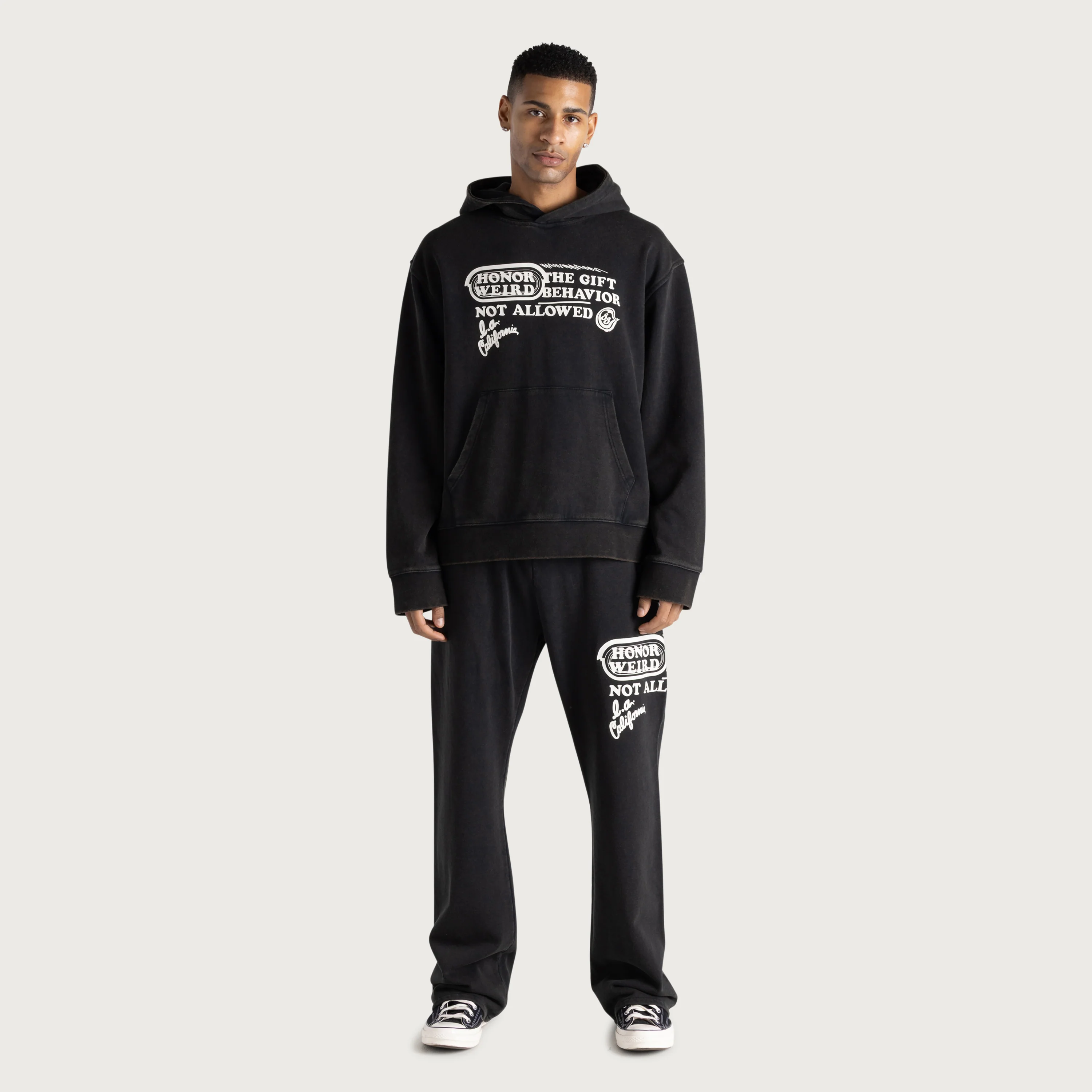 Not Allowed Sweats - Black - Image 3