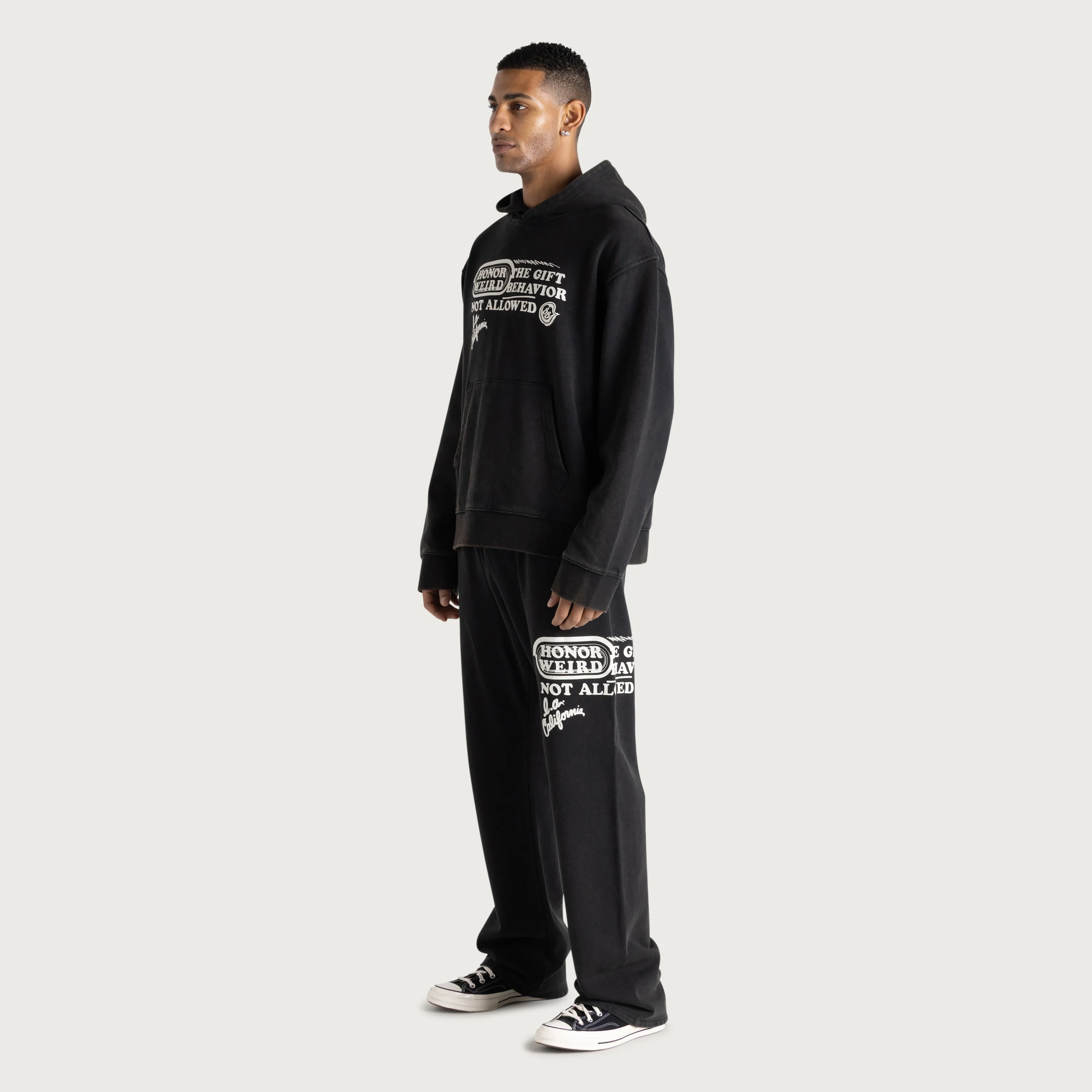 Not Allowed Sweats - Black - Image 6