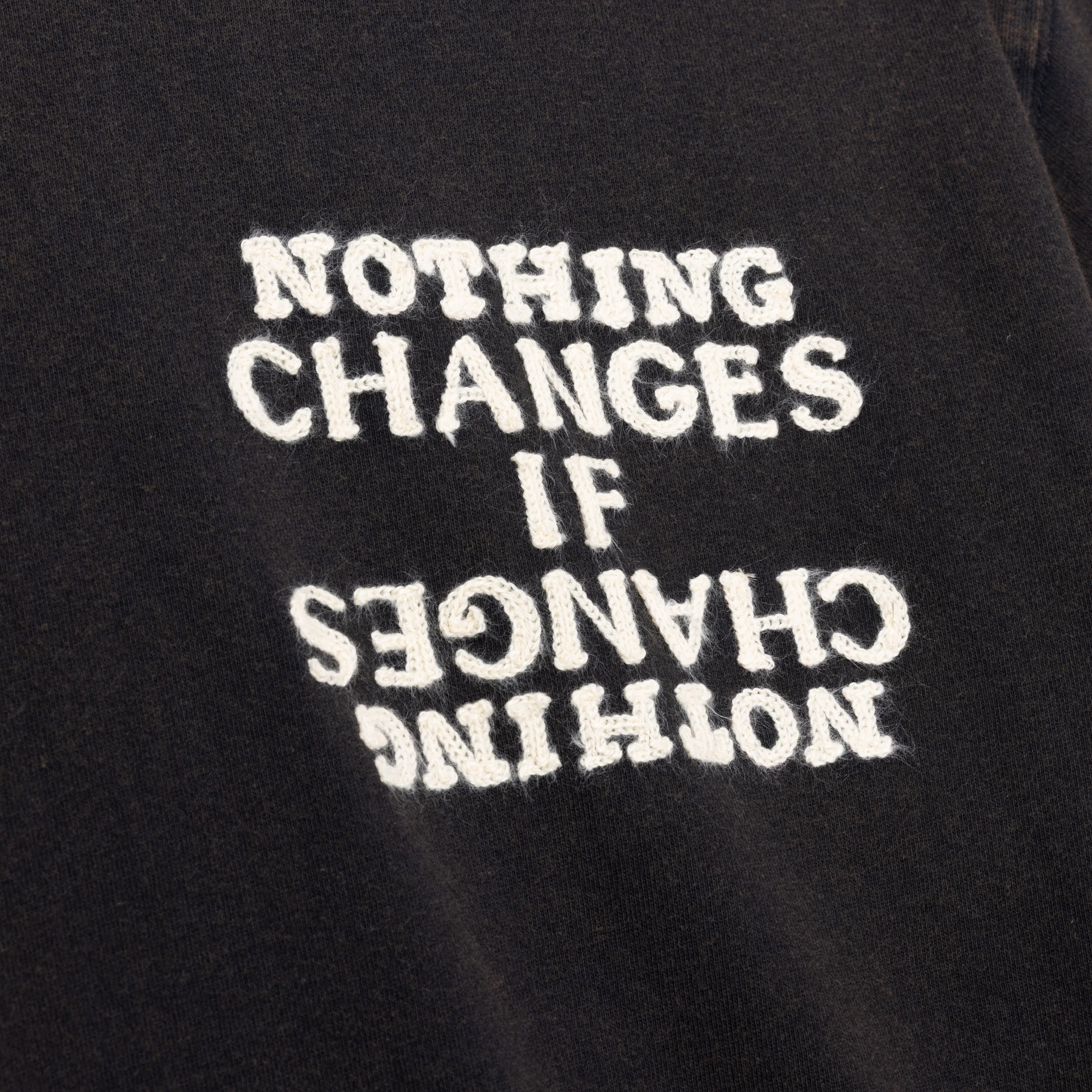 Nothing Changes Tee - Black - Image 4