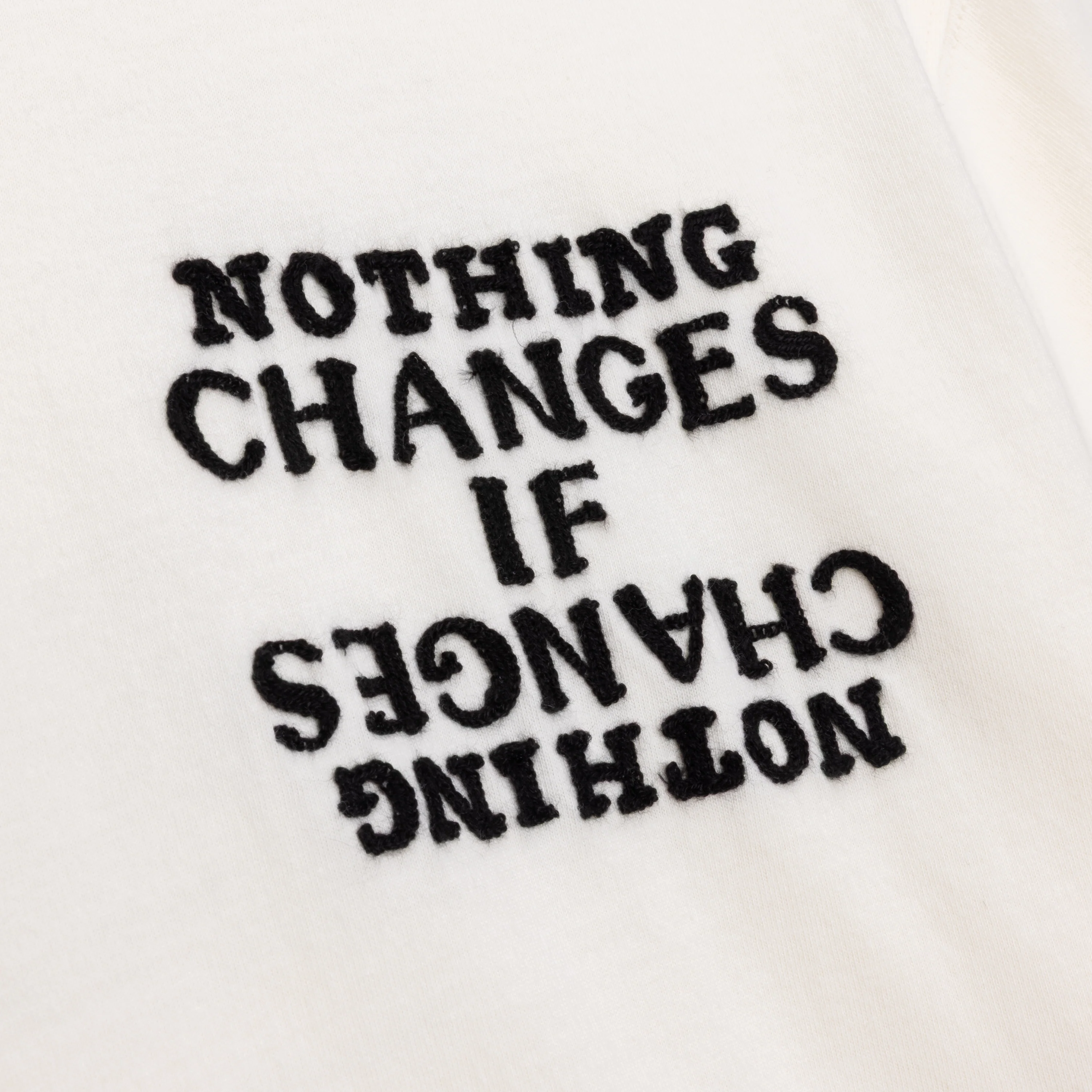 Nothing Changes Tee - White - Image 4