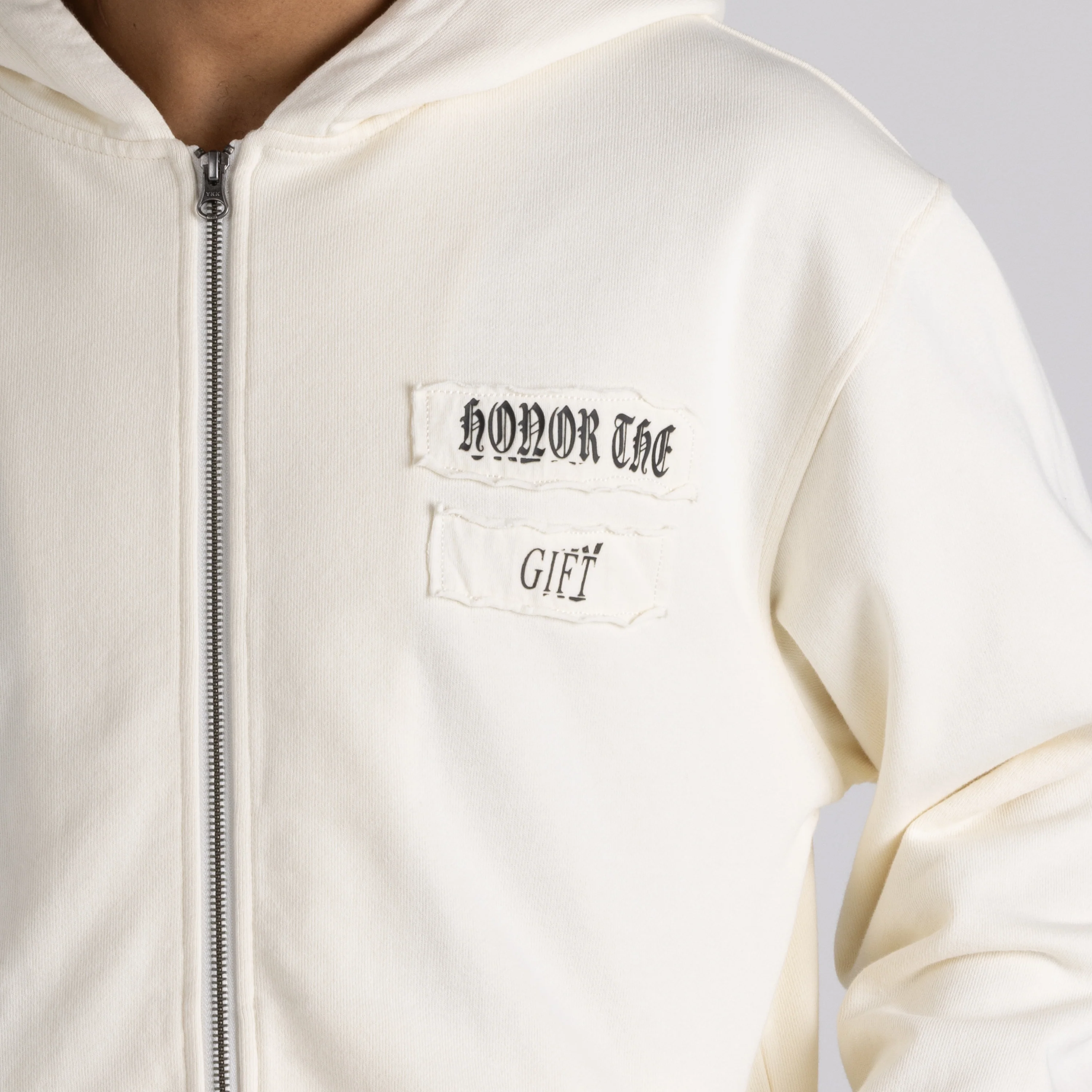 Running Shit Since 1988 Zip Hoodie - White - Image 4