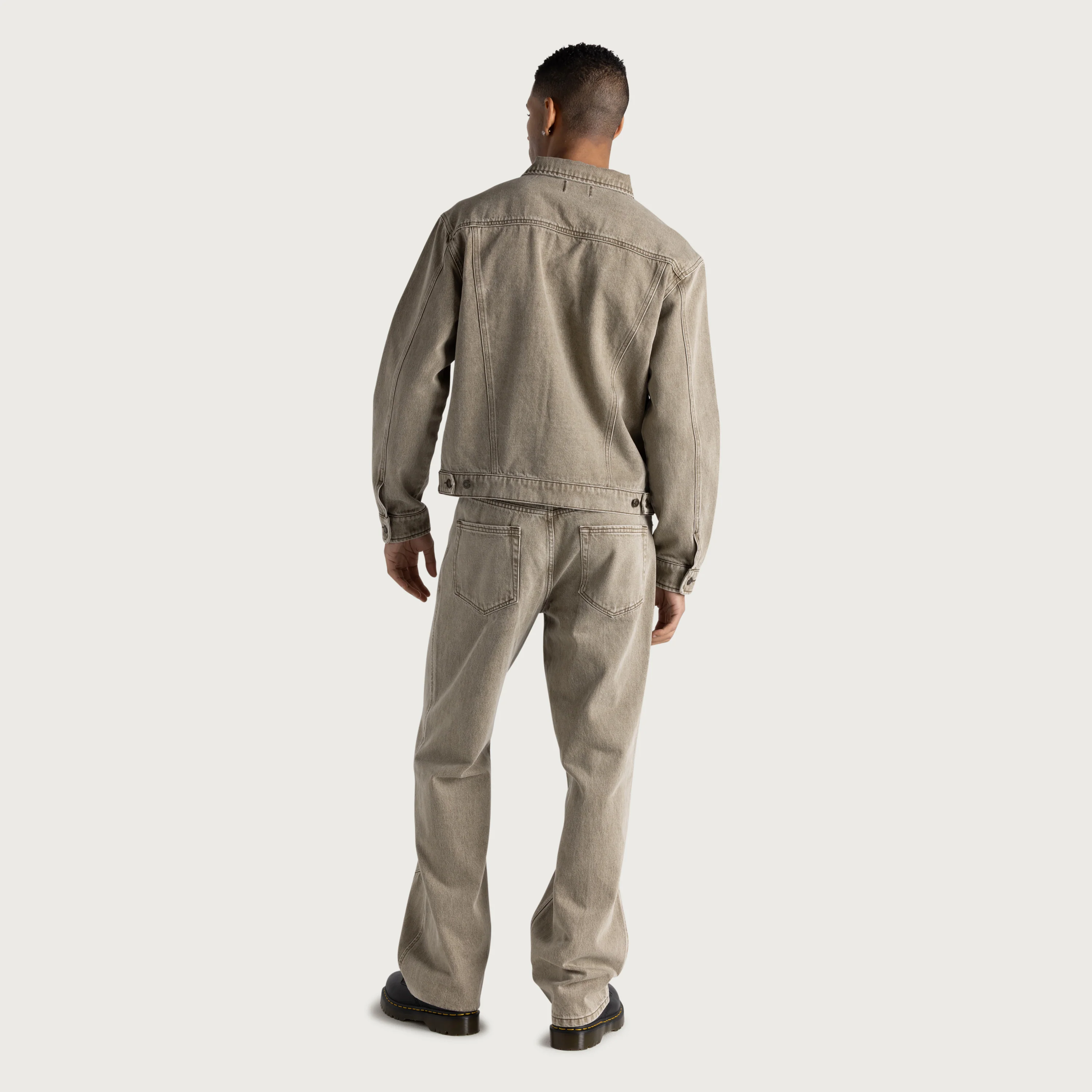 Washed Twill Pant - Taupe - Image 4
