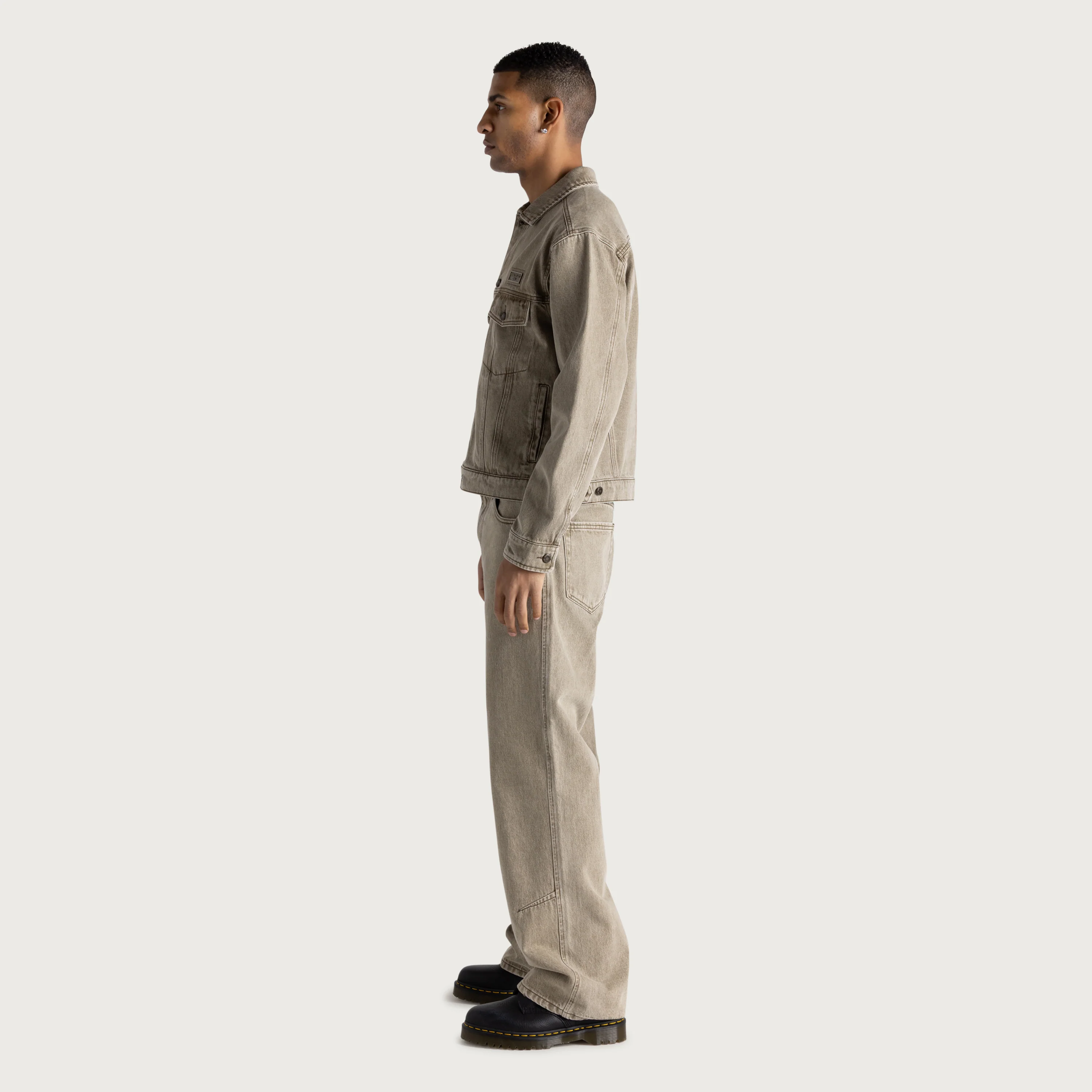 Washed Twill Pant - Taupe - Image 5