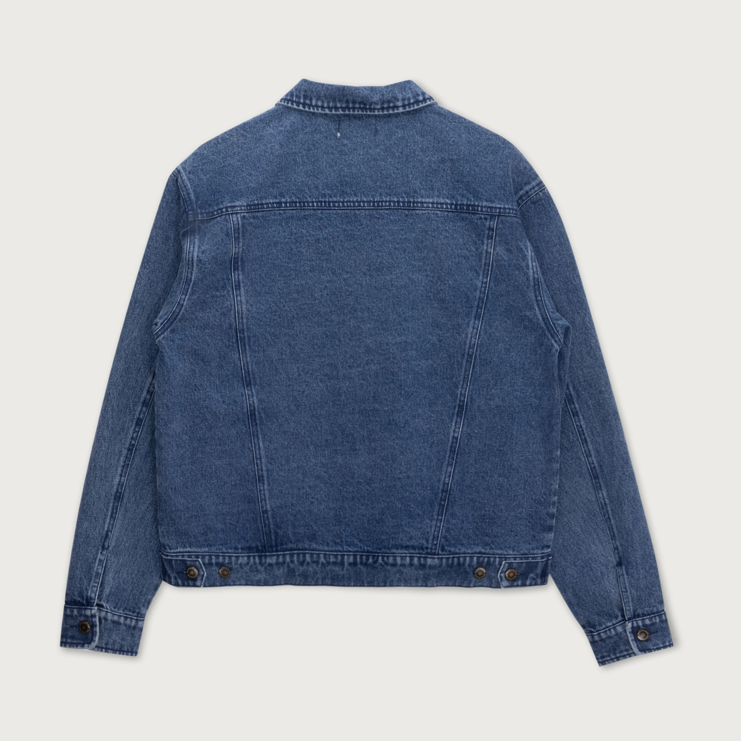 Washed Twill Trucker - Indigo - Image 6
