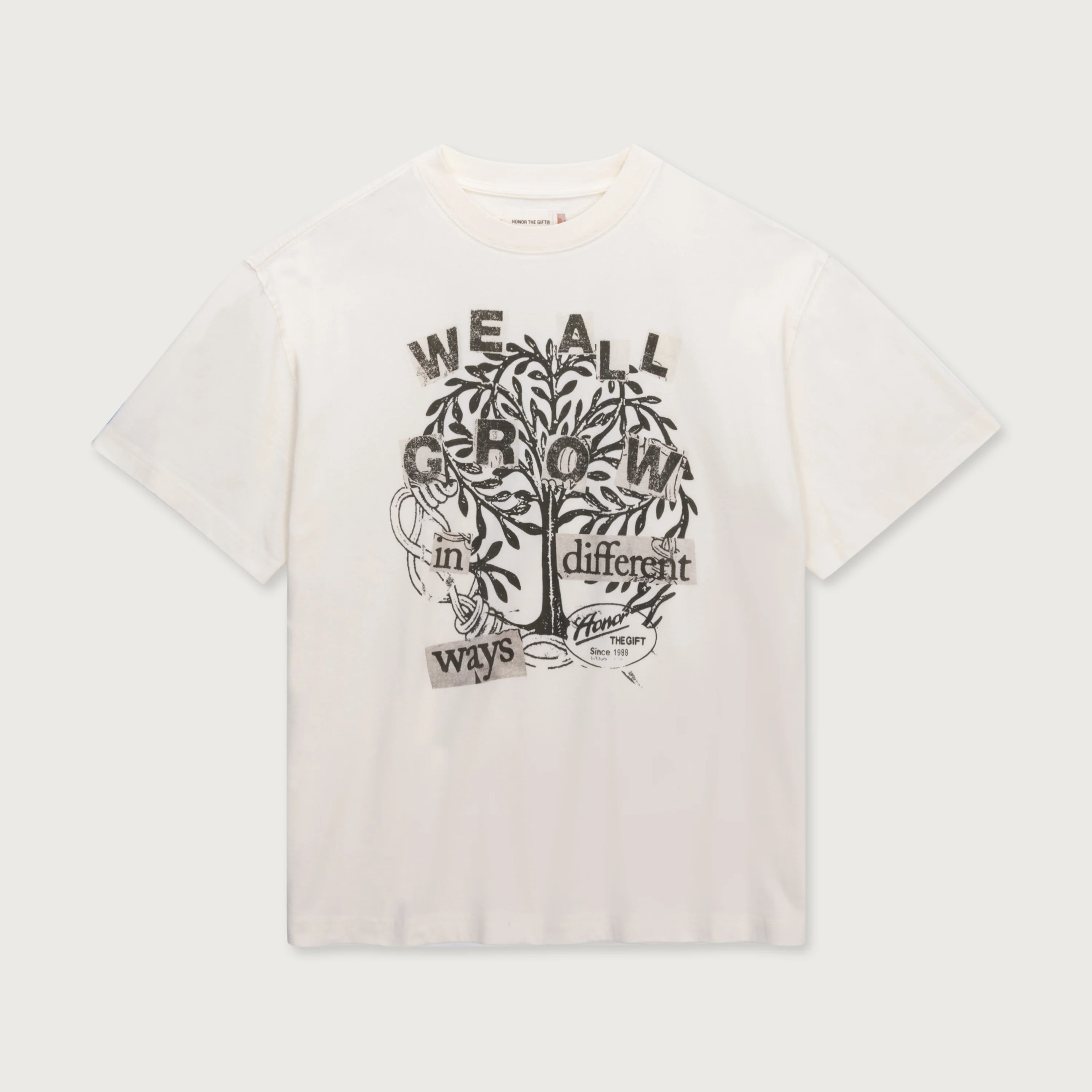 We All Grow Tee - White - Image 2