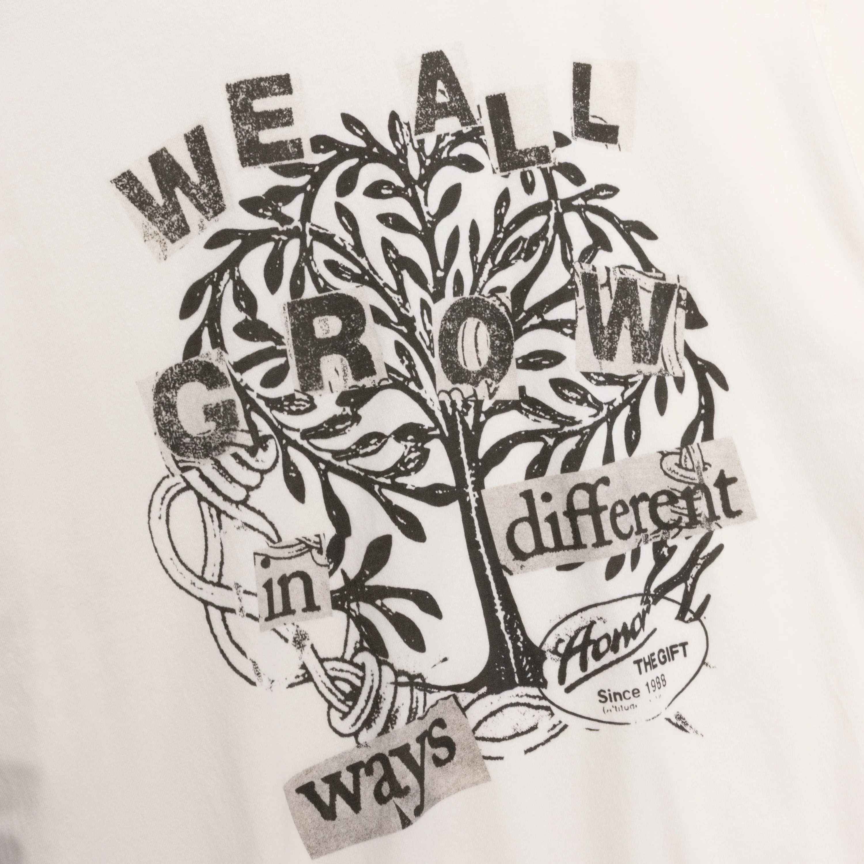 We All Grow Tee - White - Image 3