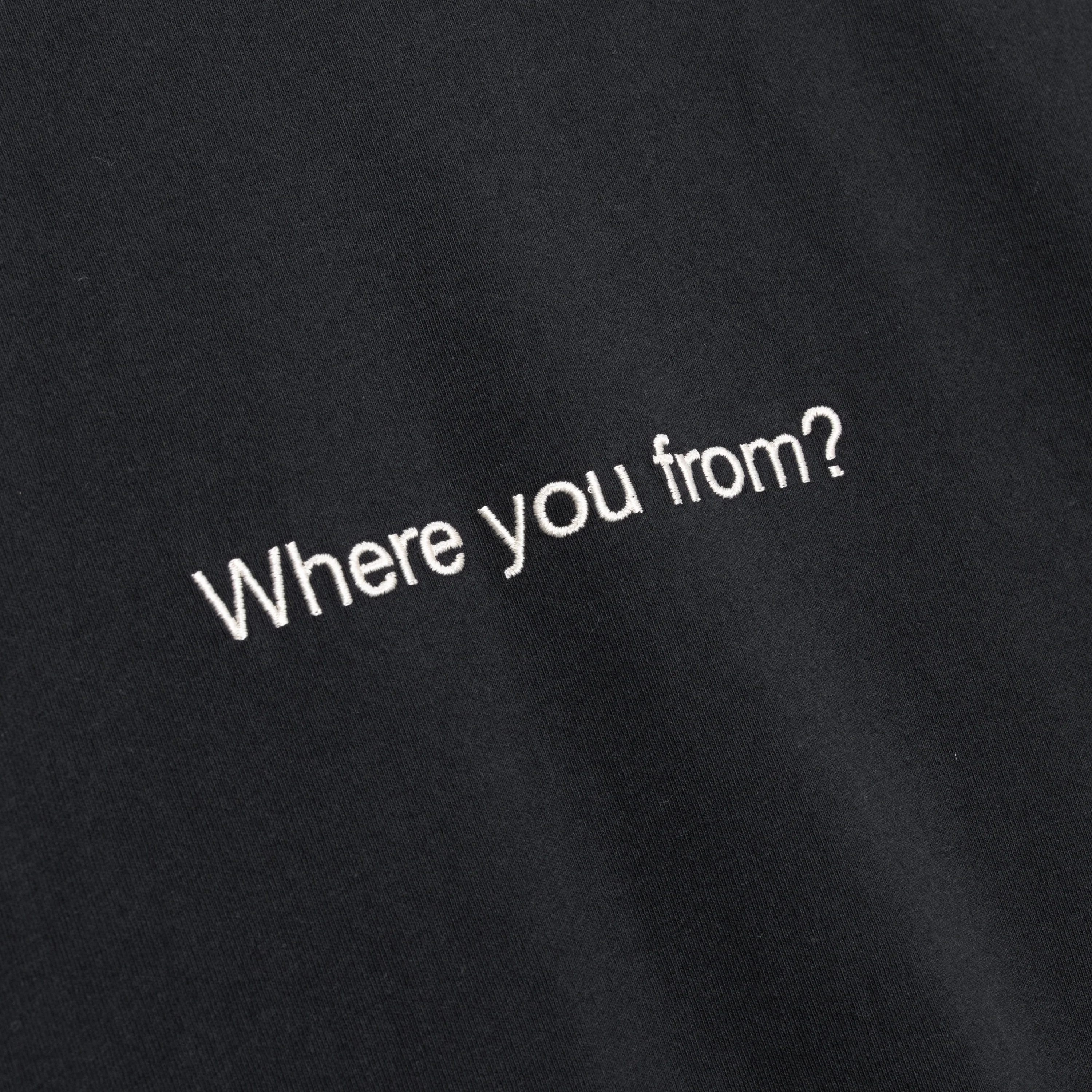 Where You From Tee - Black - Image 4